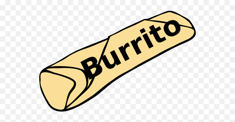 Free Burrito Cliparts Png Images - Clipart Burrito Cartoon Emoji,Burrito Clipart