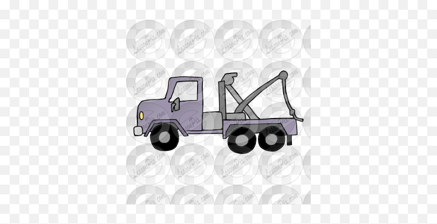 Tow Truck Picture For Classroom - Commercial Vehicle Emoji,Tow Truck Clipart