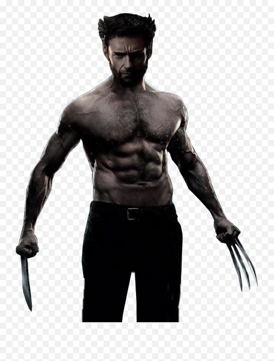 Beard Clipart Wolverine - Silver Fox Black Man Transparent Hugh Jackman Png Emoji,Black Man Clipart