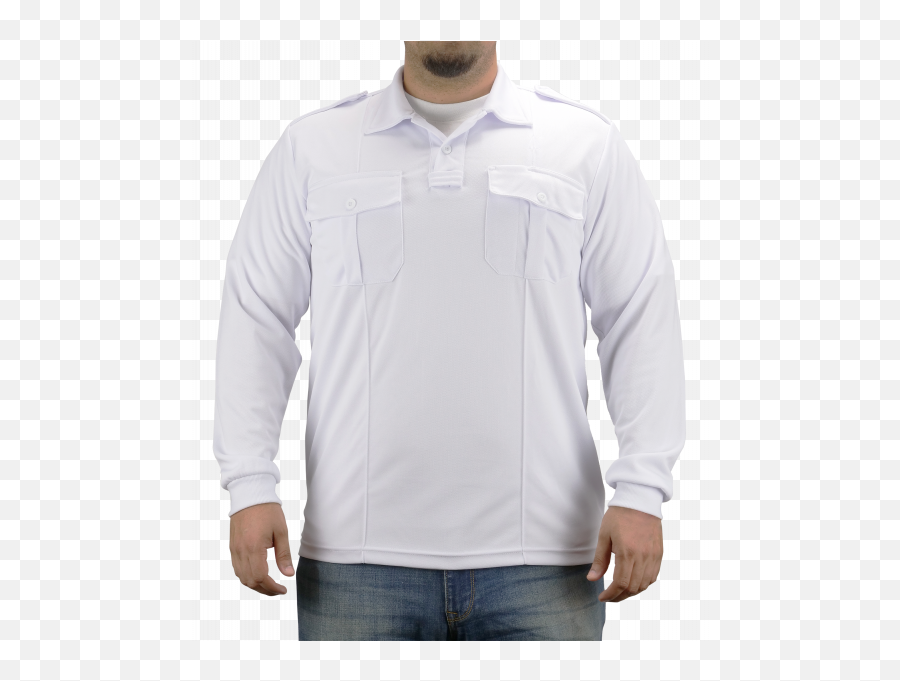 Polyester Long Sleeve Pro - Long Sleeve Double Pocket Polo Emoji,Polo Shirts W Logo