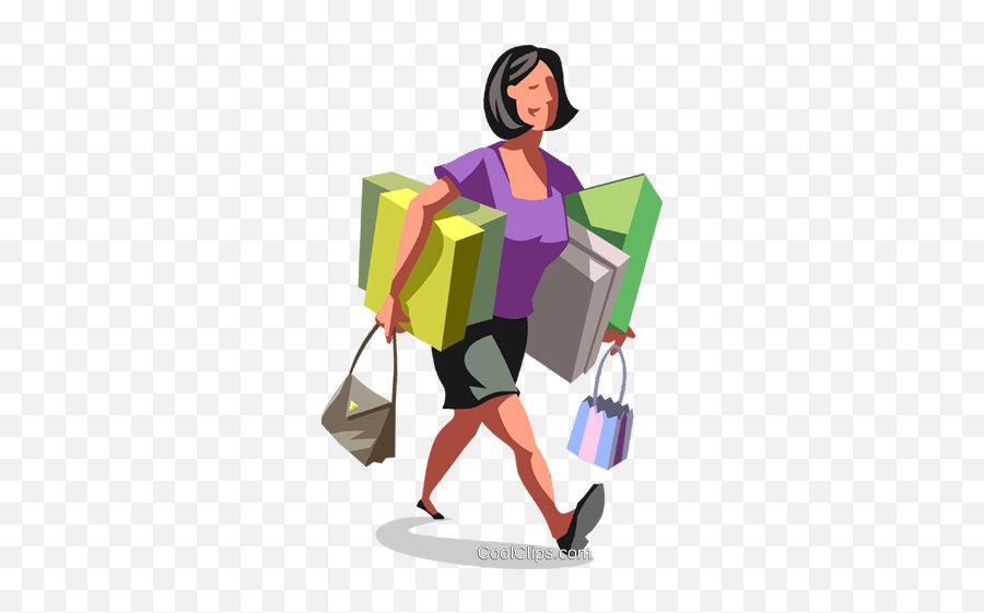 Woman Walking With Packages Royalty Free Vector Clip Art Emoji,Woman Walking Png