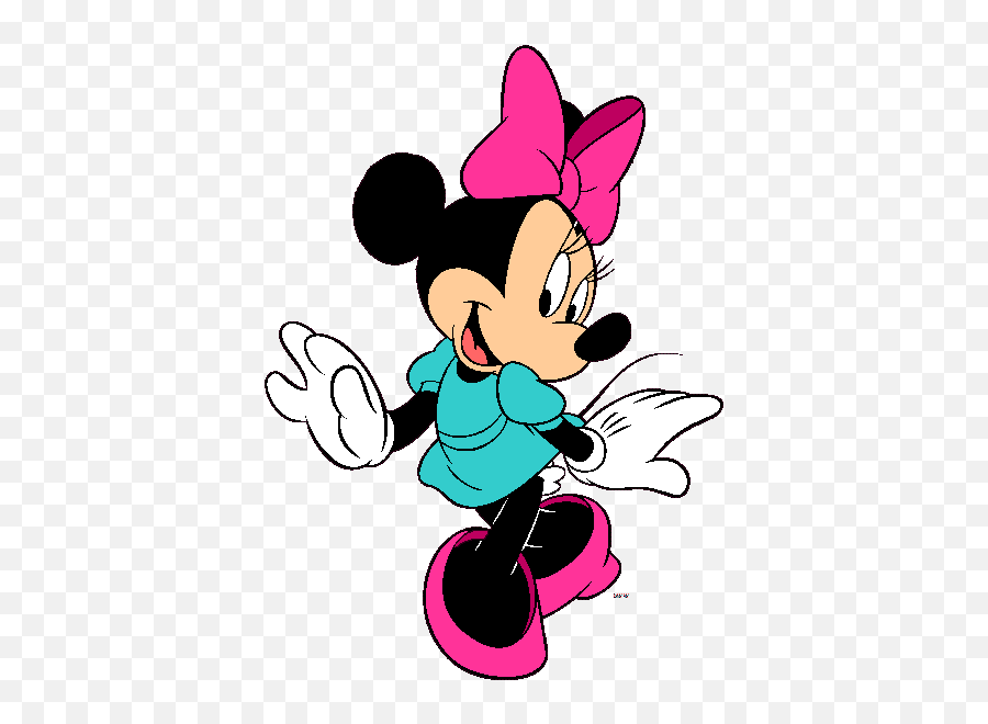 Disney Minnie Mouse Clipart - Minnie Mouse Walking Emoji,Minnie Mouse Clipart