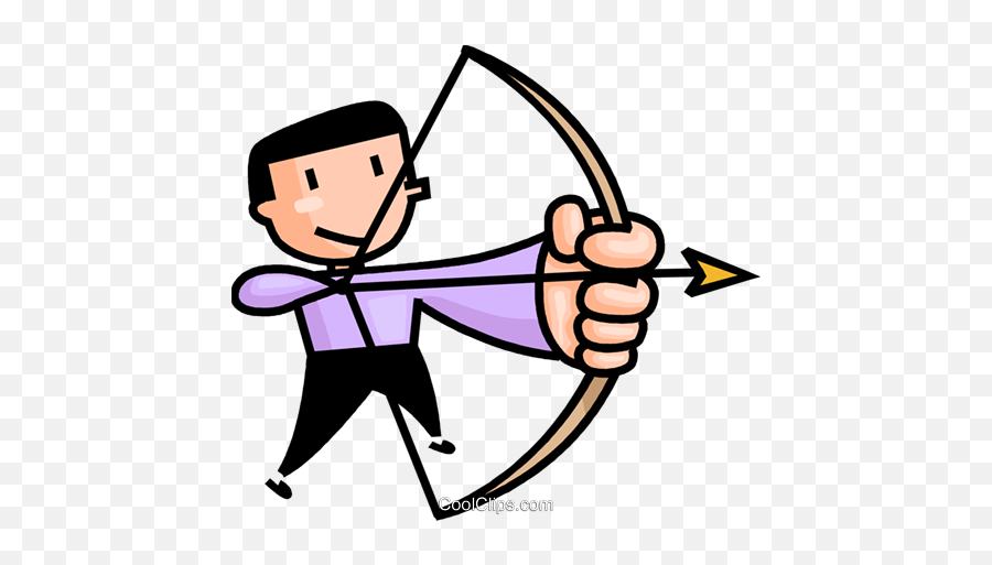 An Archer Taking Aim Royalty Free - Archer Clip Art Png Emoji,Archer Clipart