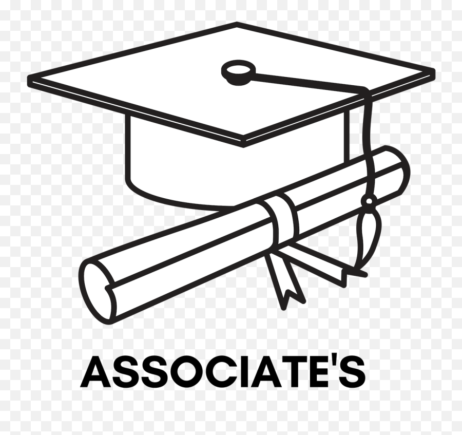 Diploma Clipart Associates Degree Diploma Associates Degree - Associates Degree Emoji,Diploma Clipart