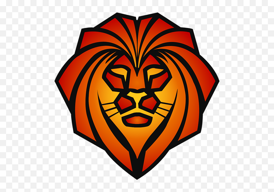 A Reddish Orange Lion Logo - Language Emoji,Orange Lion Logo