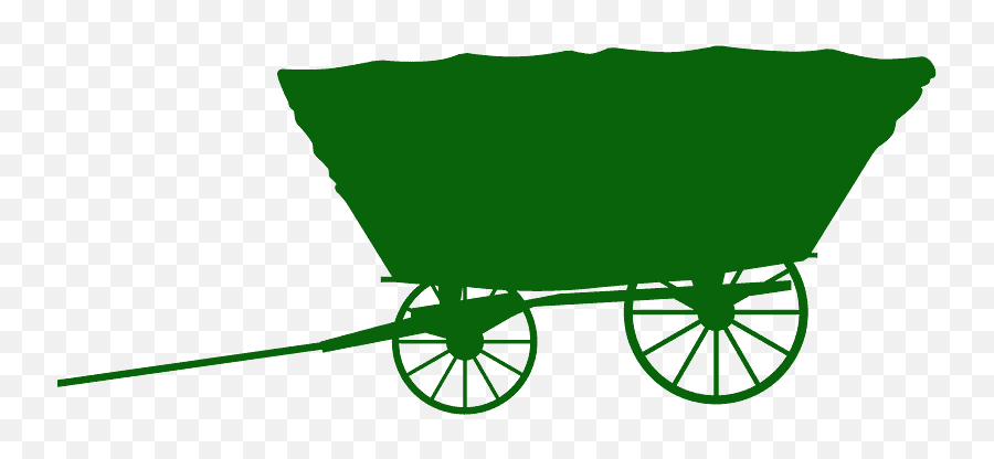 Covered Wagon Silhouette - Spreader Emoji,Covered Wagon Clipart