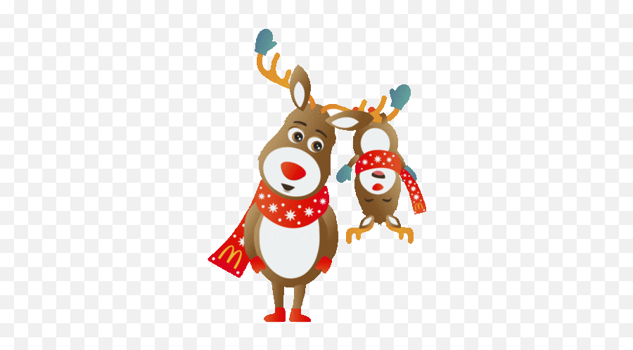 Pin By Mo Yun On Gif Christmas Gif Love Stickers Animation - Happy Emoji,Mcdonalds Clipart
