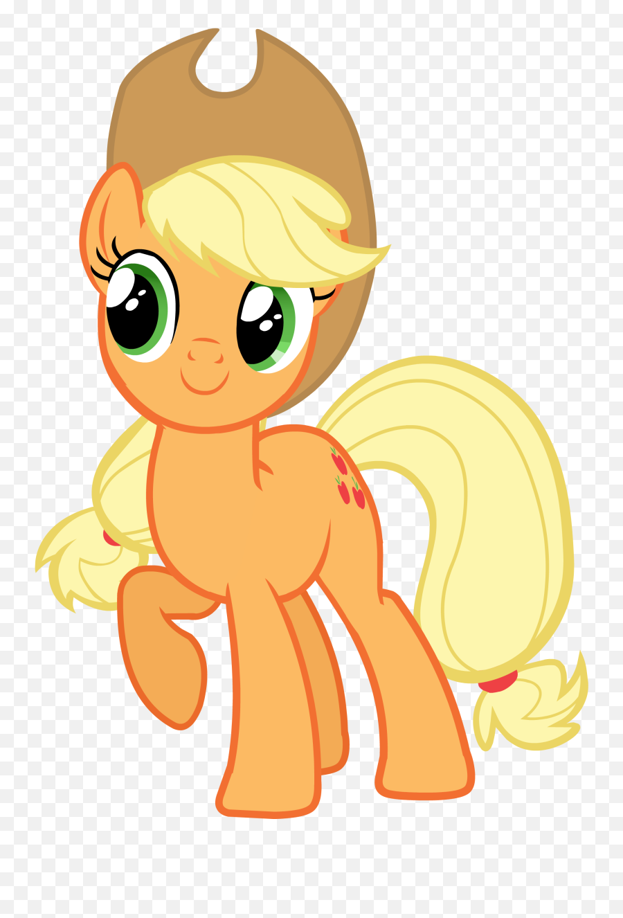 Mlp Applejack Transparent Png Image - Applejack Little Pony Characters Png Emoji,Applejack Png
