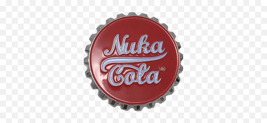 Fallout - Limited Edition Large Pin Badge Emoji,Nuka World Logo