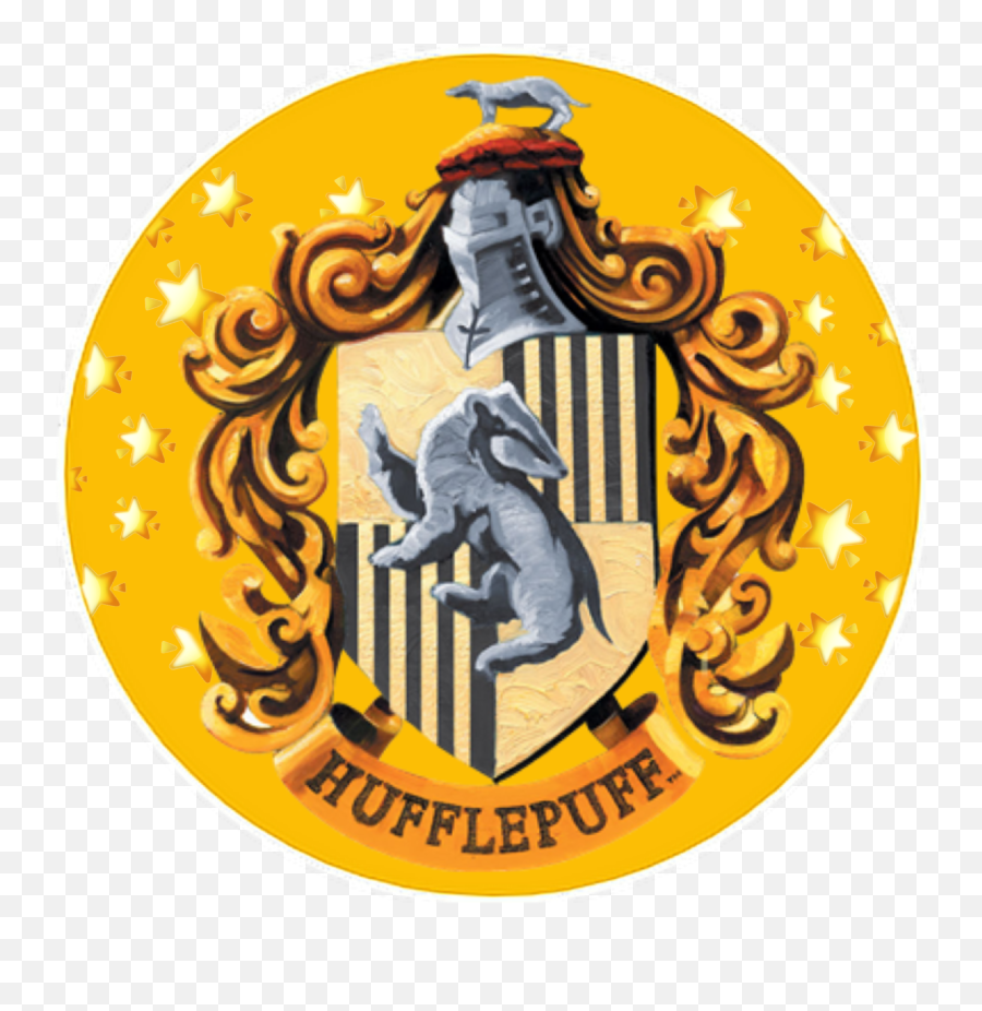 Hufflepuff Sticker By Caitlin Caroline - Harry Potter Hufflepuff Emoji,Hufflepuff Logo
