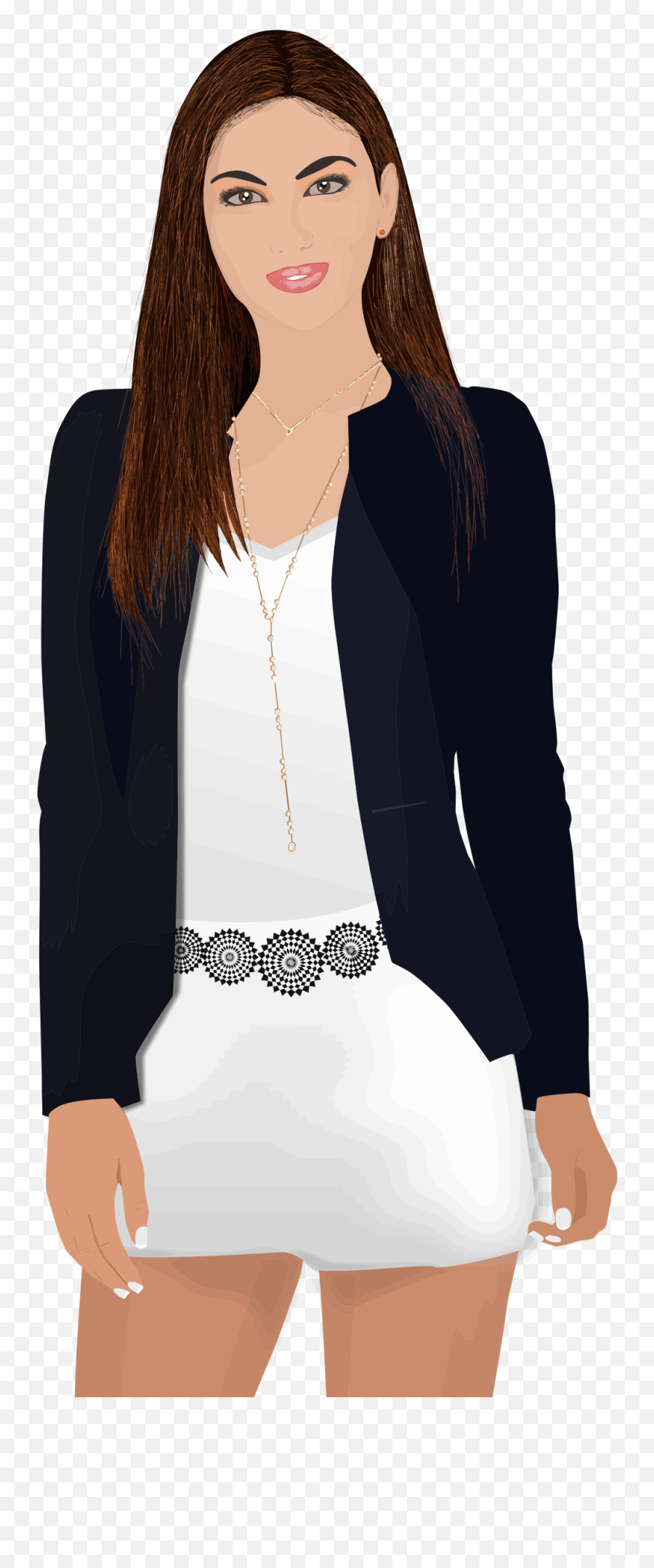 Business Woman Portrait Icons Png - Business Woman Clipart Emoji,Woman Clipart Png