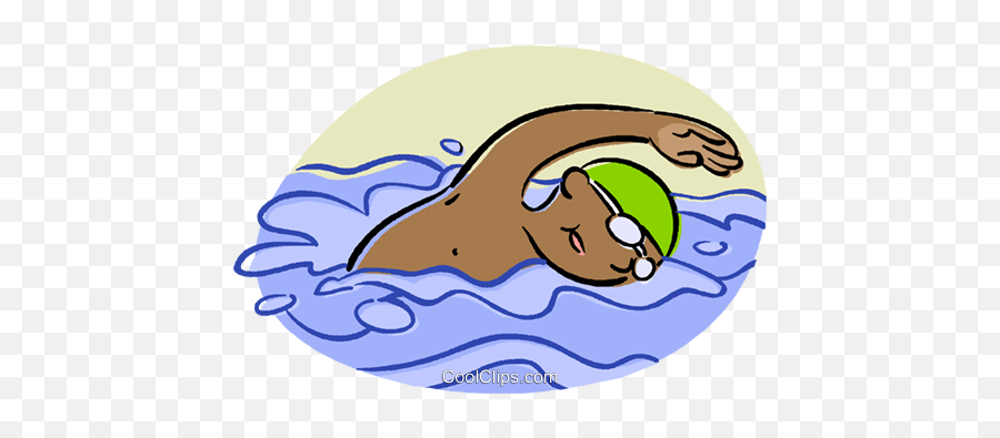 Swimmer In Pool Royalty Free Vector Clip Art Illustration Emoji,Clipart Pools