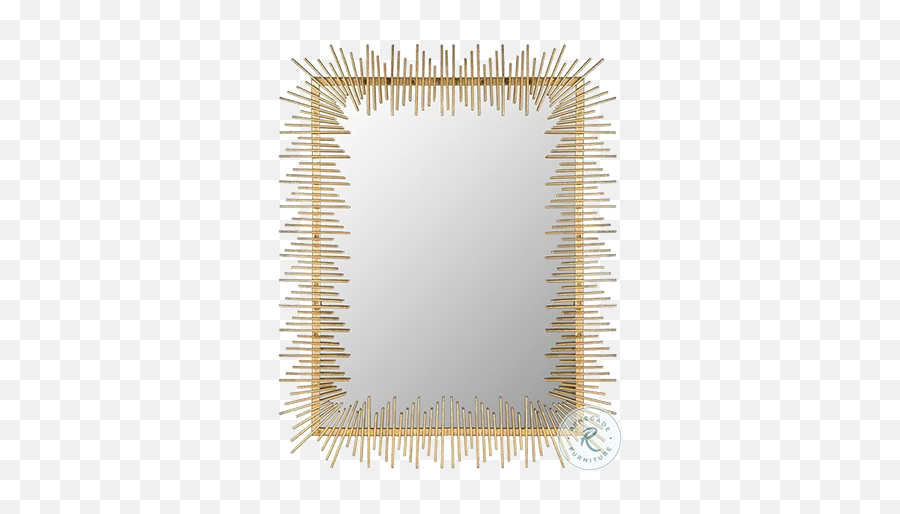 Mir4023a Antique Gold Sunray Mirror Emoji,Gold Decorative Lines Png