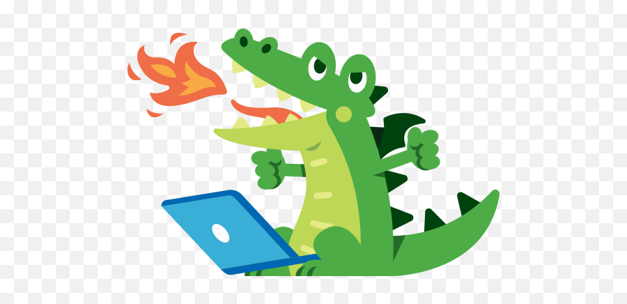 Download Cute Nerdy Dragon - Little Dragon Full Size Png Emoji,Cute Dragon Png