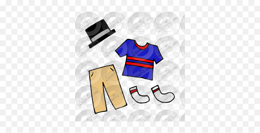 Clothing Picture For Classroom Therapy Use - Great American Emoji,Clothing Clipart