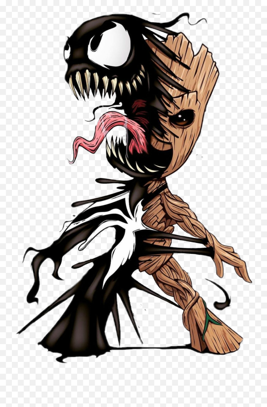 Groot - Venom Art Emoji,Venom Png