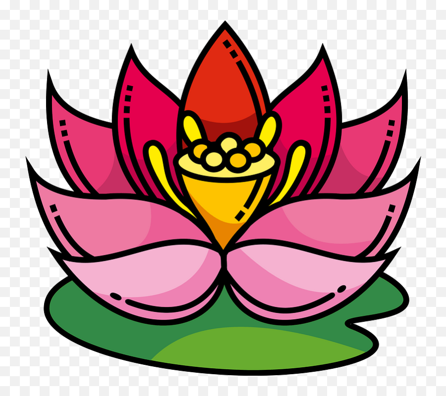 Lotus Clipart Free Download Transparent Png Creazilla - Girly Emoji,Lotus Flower Clipart