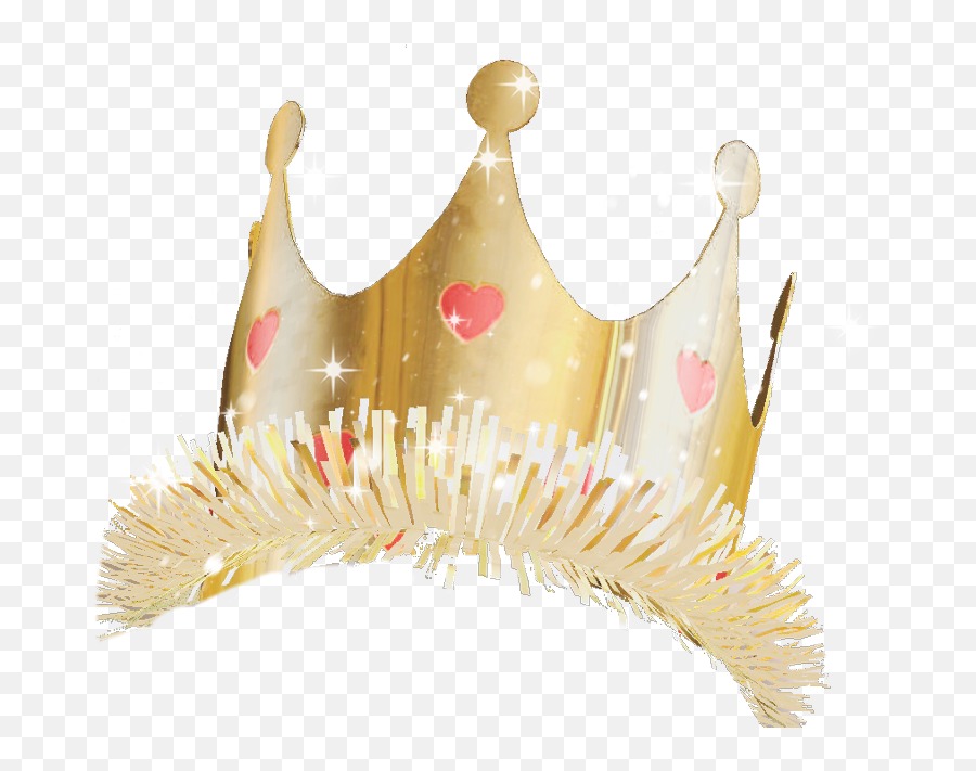 Gold Glitter Crown Png - Gold Crown Queen Glitter For Party Emoji,Gold Crown Png