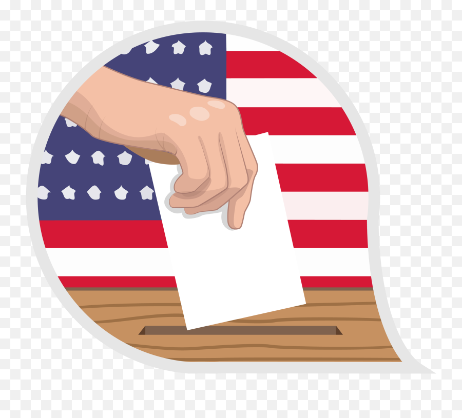 Election 2016 Emoji - American,Election Day Clipart