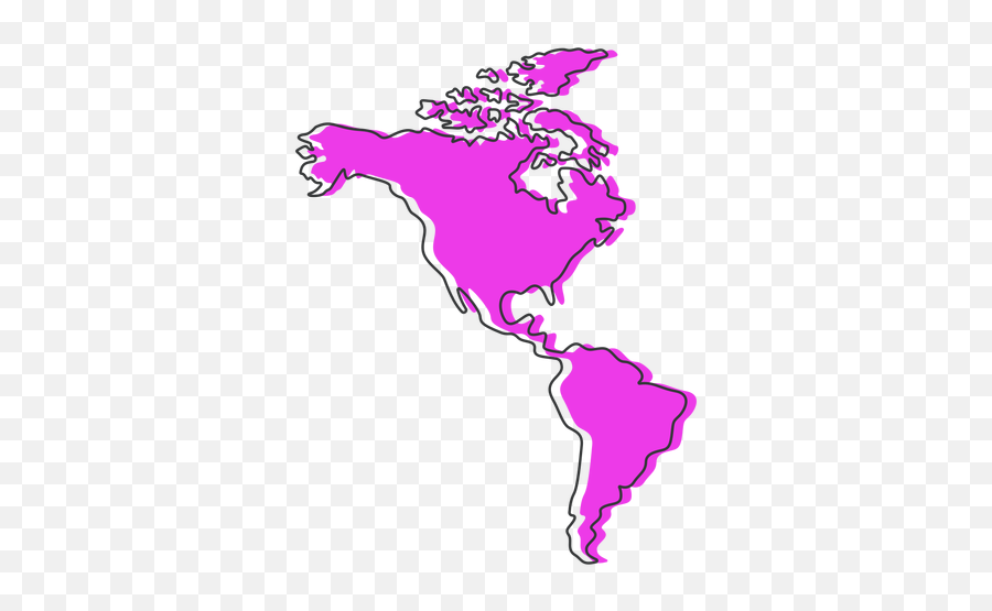 America Map Flat - Simple Colorful World Map Emoji,America Png