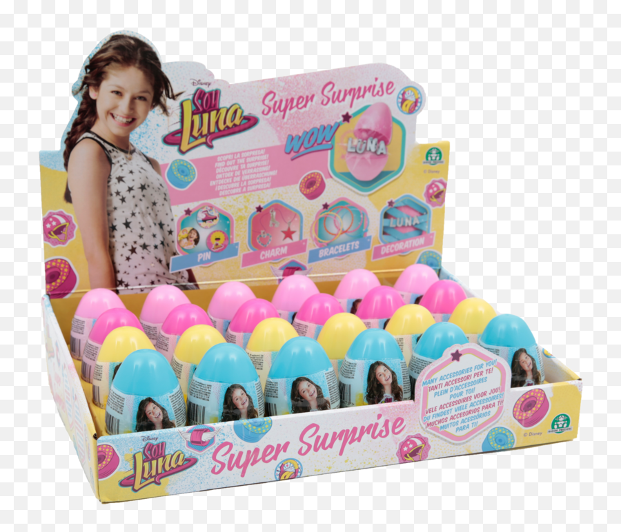 Soy Luna - Surprise Eggs Soy Luna Emoji,Luna Transparent