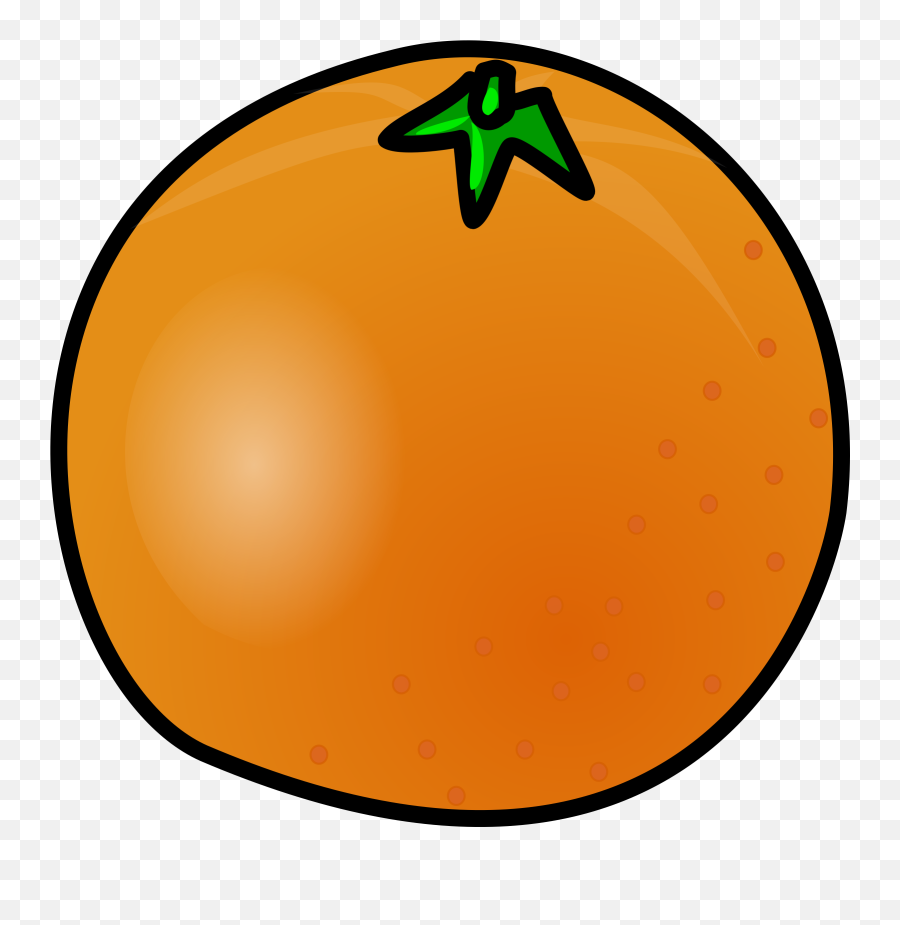 Orange Clipart Orange Transparent Free - Orange Clipart Emoji,Orange Clipart