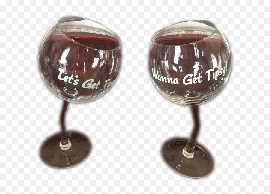 Custom Logo Curved Cup Drinking Gin - Champagne Glass Emoji,Wine Glass Logo