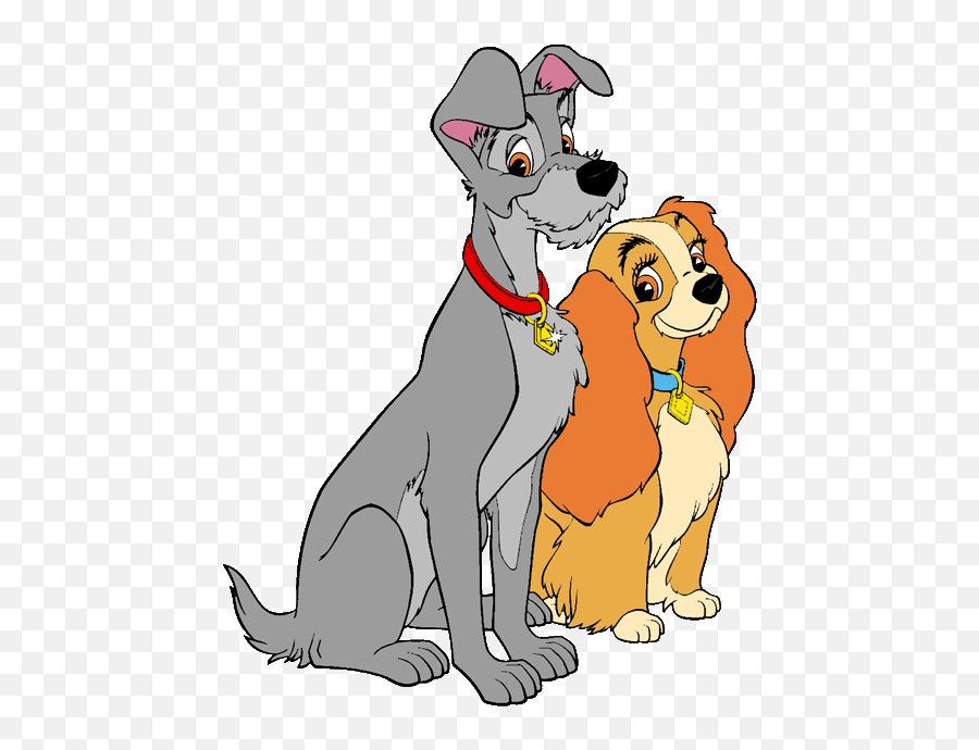 Lady And The Tramp Disney Dogs - Lady And The Tramp Free Clip Art Emoji,Schnauzer Clipart