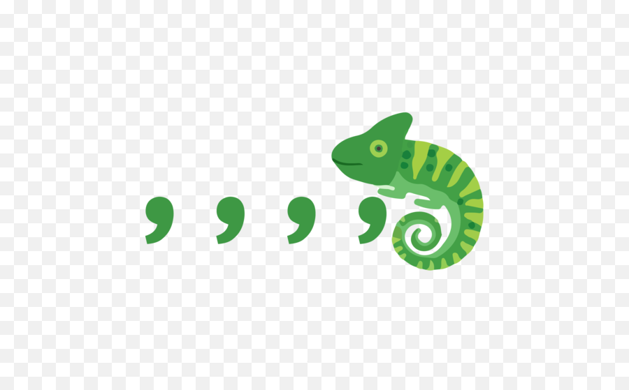 Comma Comma Comma Chameleon Parody - Comma Chameleon Emoji,Chameleon Png