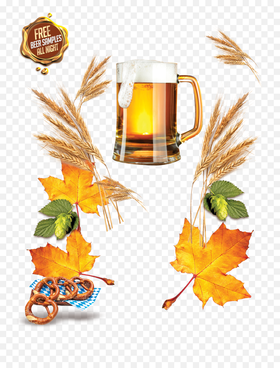 Leaf Beer Wheat Yellow Png Image - Beer Glassware Emoji,Beer Clipart
