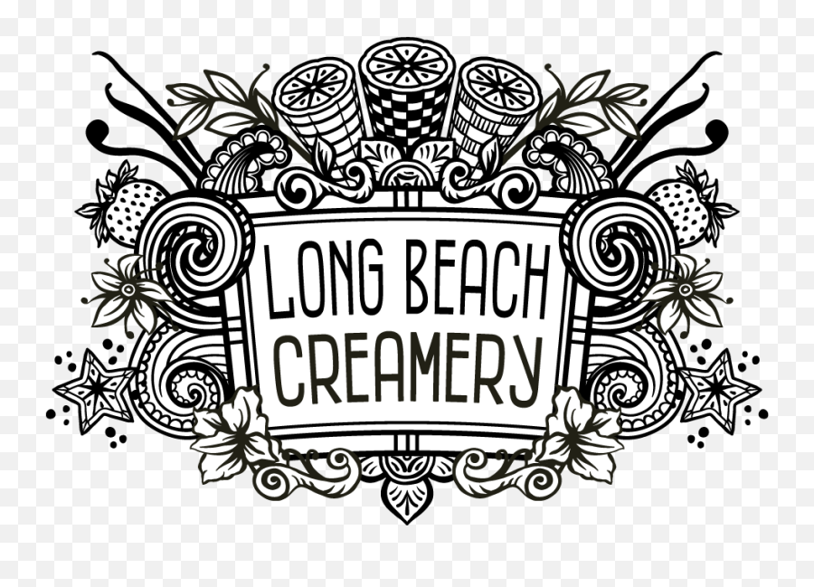 Long Beach Creamery Organic Ice Cream - Decorative Emoji,Long Beach Logo