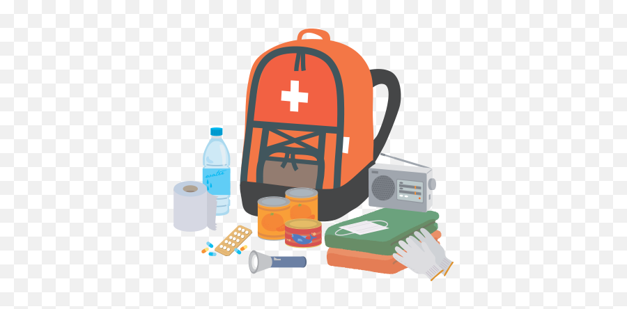Car Disaster Preparedness - Go Bag Clipart Png Emoji,Natural Disaster Clipart