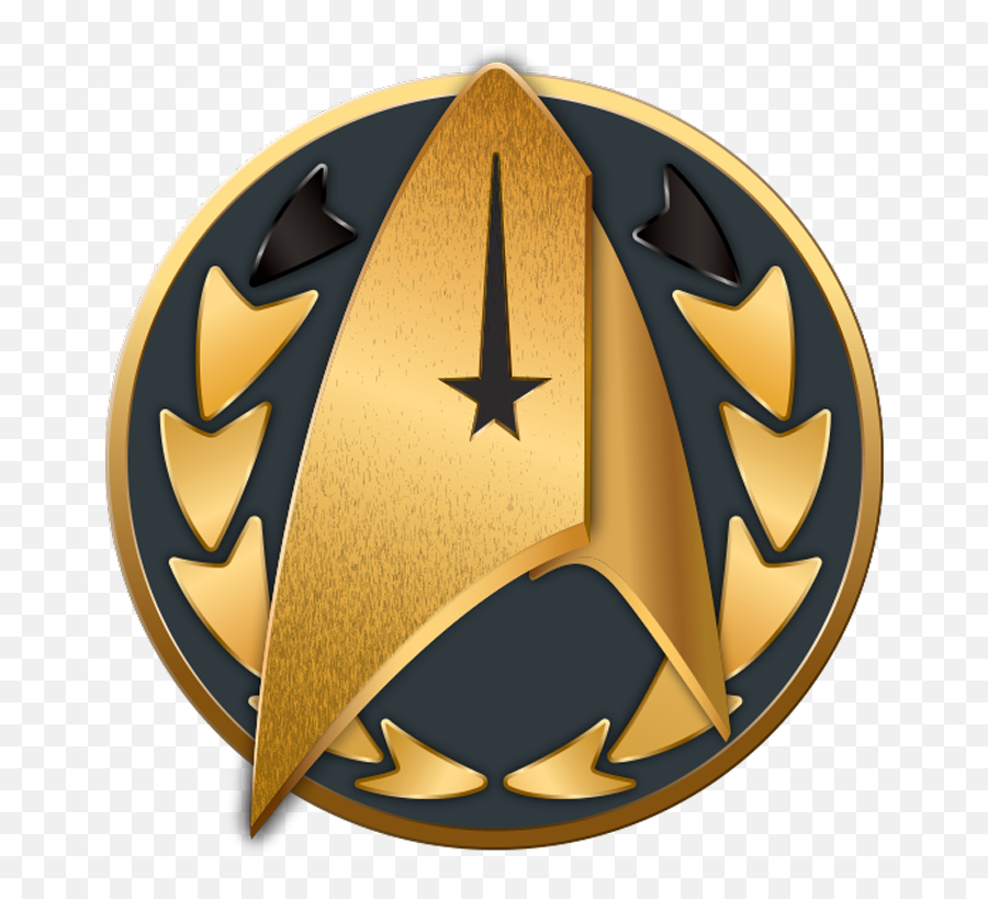 Starfleet Crew Vice Admiral 2250s - Star Trek Discovery Badge Png Emoji,Starfleet Command Logo