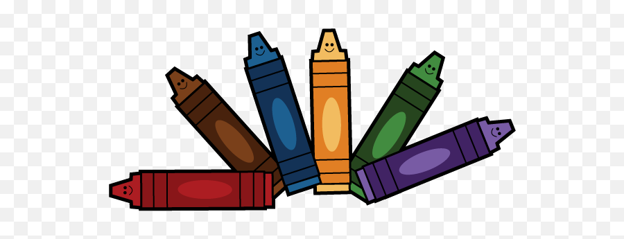 Crayons - Crayons 587x265 Png Clipart Download Marking Tool Emoji,Crayons Clipart