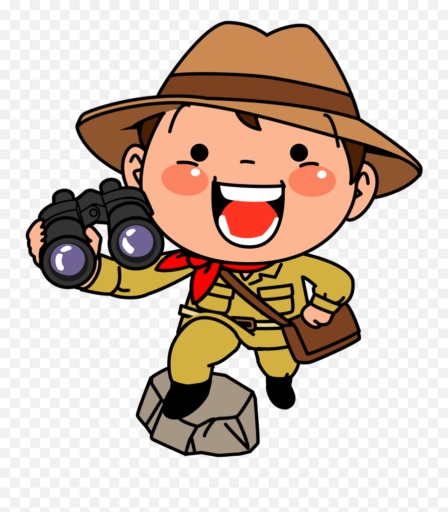 Explorer Boy Clipart - Explorer Clipart Transparent Background Emoji,Explorer Clipart