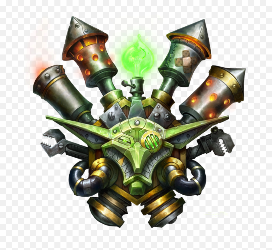 Download Hd World Of Warcraft Goblin Logo Transparent Png - Goblin Logo Wow Emoji,World Of Warcraft Logo