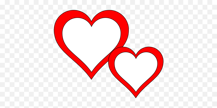 Two Hearts Smaller Svg Vector Two Hearts Smaller Clip Art Emoji,Two Hearts Clipart