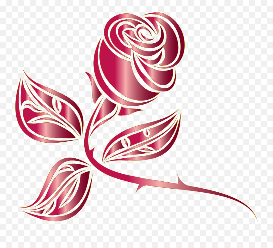 Download Hd Rose Logo Transparent Background Transparent Png - Pink Rose Logo Transparent Background Emoji,Rose Logo