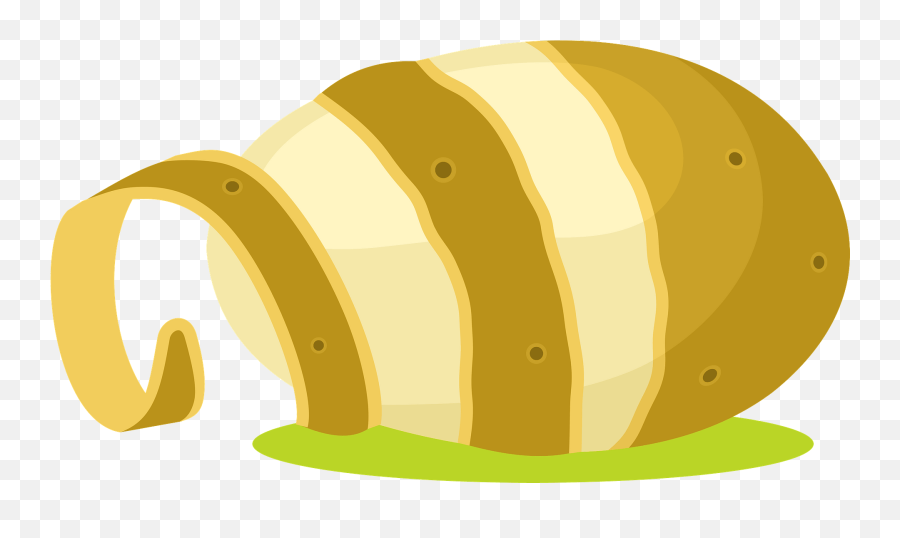Peeled Potato Clipart - Vegetable Emoji,Potato Clipart