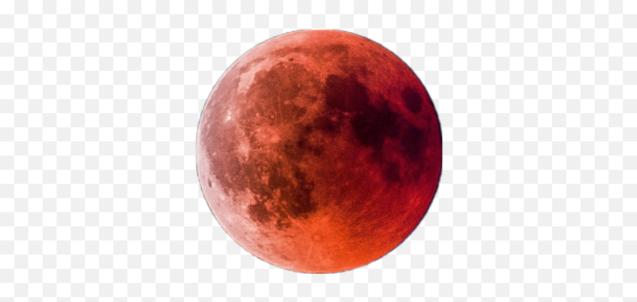 The Blood Moon - Rcutouts Emoji,Moon With Transparent Background