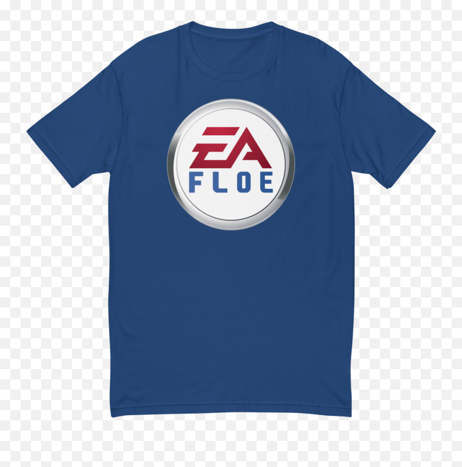 Ea Floe Logo Short Sleeve T - Shirt Royal Blue Ea Floe Store Emoji,What Logo Is Ea
