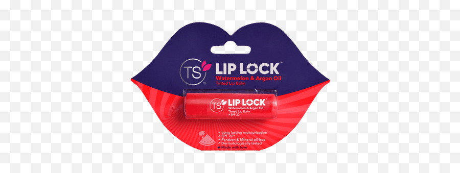 Ts Lip Lock Watermelon U0026 Argan Oil Tinted Lip Balm - Buy Emoji,Lip Gloss Logo Maker
