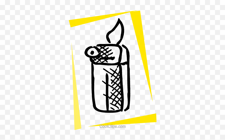 Cigarette Lighter Royalty Free Vector Clip Art Illustration Emoji,Lighter Clipart