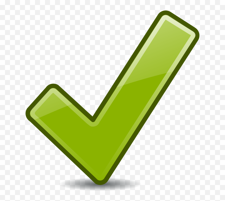 Check Mark Checkmark Clip Art At Vector - Icone Check Verde Png Emoji,Checkmark Clipart