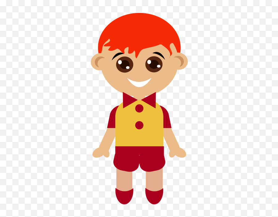 Adorable Boy Clipart Free Svg File - Fictional Character Emoji,Boy Clipart