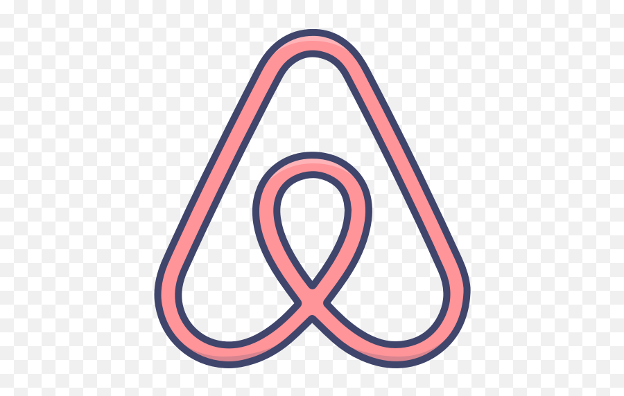 Airbnb Brand Logo Social Icon - Vertical Emoji,Airbnb Logo