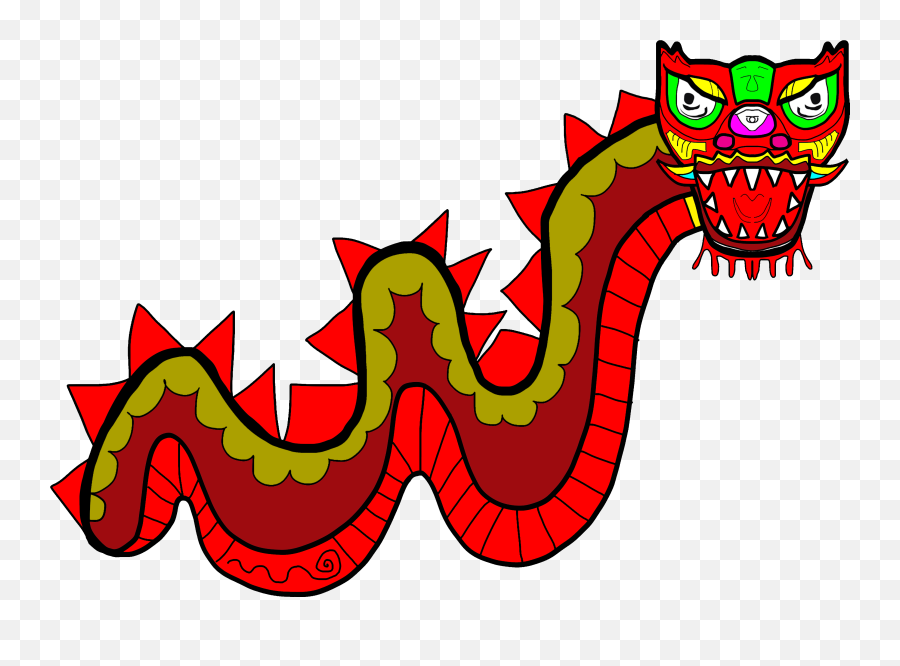 Chinese Dragon Clipart - Chinese New Year Dragon Clipart Emoji,Dragon Clipart