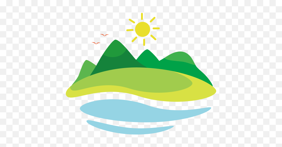 Cartoon Hill Clip Art - Green Hills Clipart Png Emoji,Hill Clipart