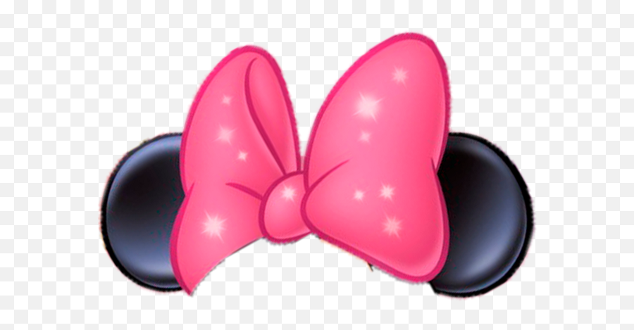 Download Mimmimouse Ears Pink Ribbon Bows Mq - Minnie Mouse Ribbon Minnie Mouse Png Emoji,Minnie Mouse Bow Clipart