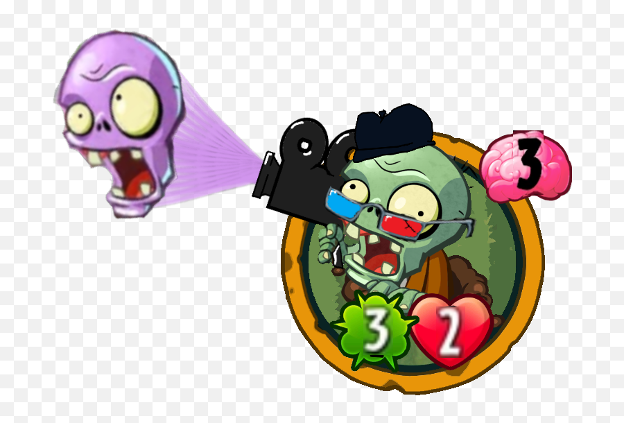 Horror Movie Director Zombie - Film Clipart Full Size Plantas Vs Zombies Png Hd Emoji,Movie Clipart